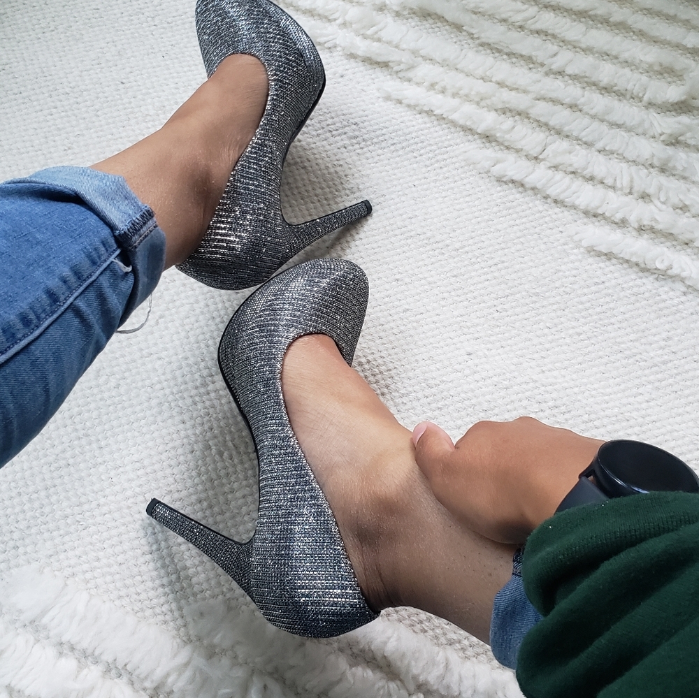 Charlotte Russe sparkly high heels
